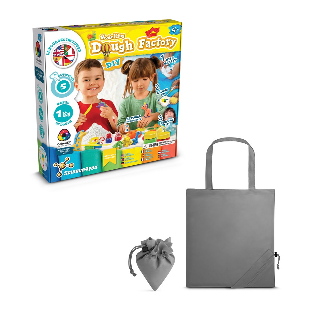 Modeling Dough Factory Kit II. Juego educativo suministrado con una bolsa de regalo plegable de 190T