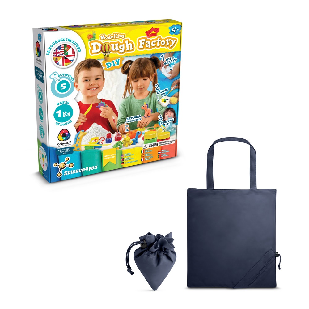 Modeling Dough Factory Kit II. Juego educativo suministrado con una bolsa de regalo plegable de 190T