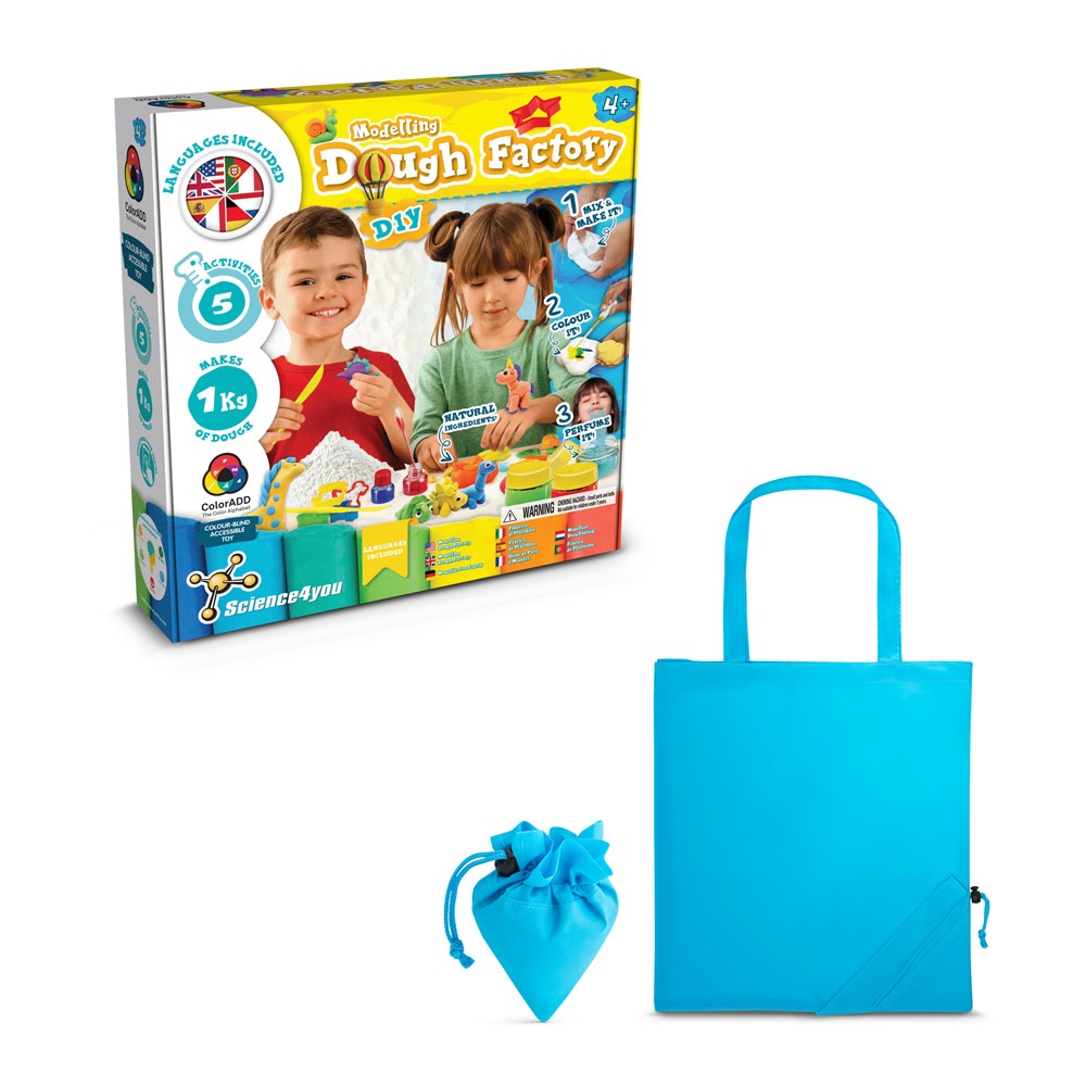 Modeling Dough Factory Kit II. Juego educativo suministrado con una bolsa de regalo plegable de 190T