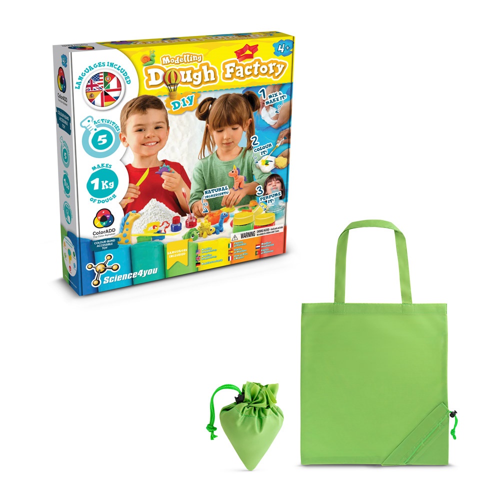 Modeling Dough Factory Kit II. Juego educativo suministrado con una bolsa de regalo plegable de 190T