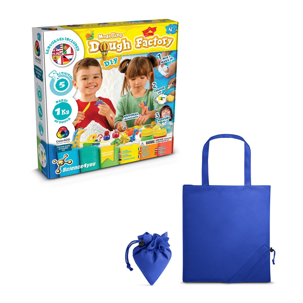 Modeling Dough Factory Kit II. Juego educativo suministrado con una bolsa de regalo plegable de 190T