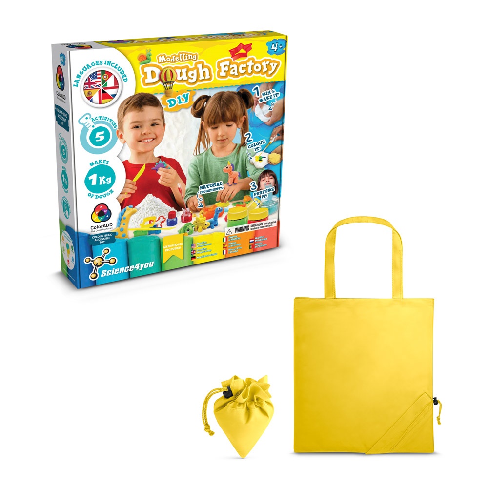 Modeling Dough Factory Kit II. Juego educativo suministrado con una bolsa de regalo plegable de 190T