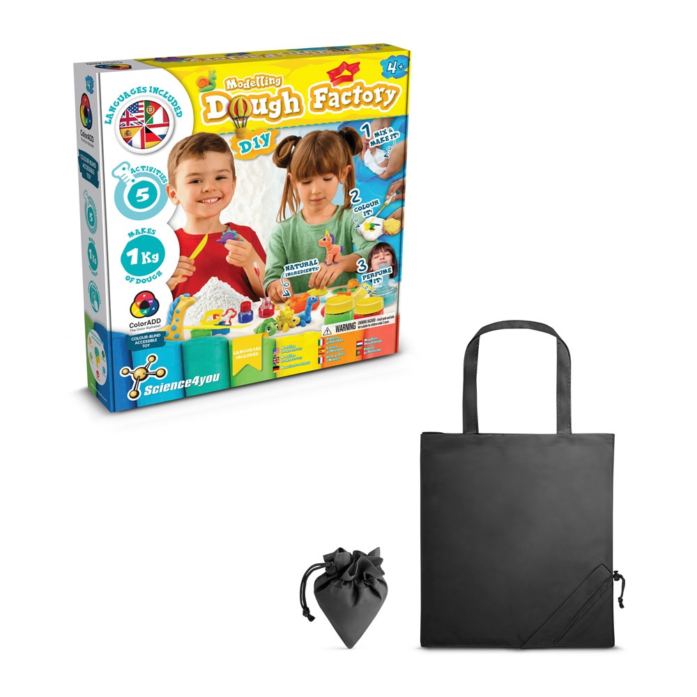 Modeling Dough Factory Kit II. Juego educativo suministrado con una bolsa de regalo plegable de 190T