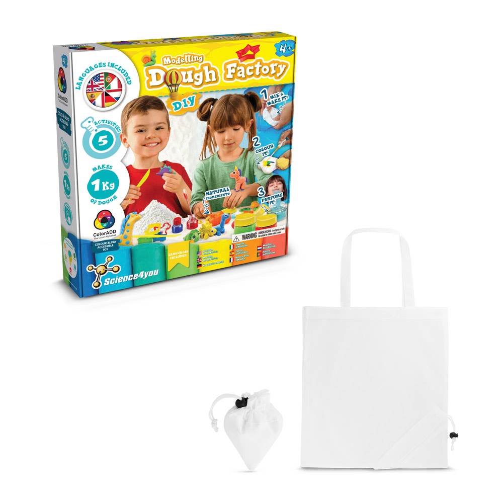 Modeling Dough Factory Kit II. Juego educativo suministrado con una bolsa de regalo plegable de 190T