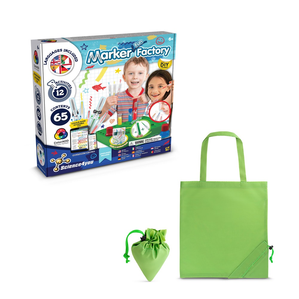 DIY Pen Factory Kit II. Kit educativo suministrado con una bolsa de regalo plegable de 190T