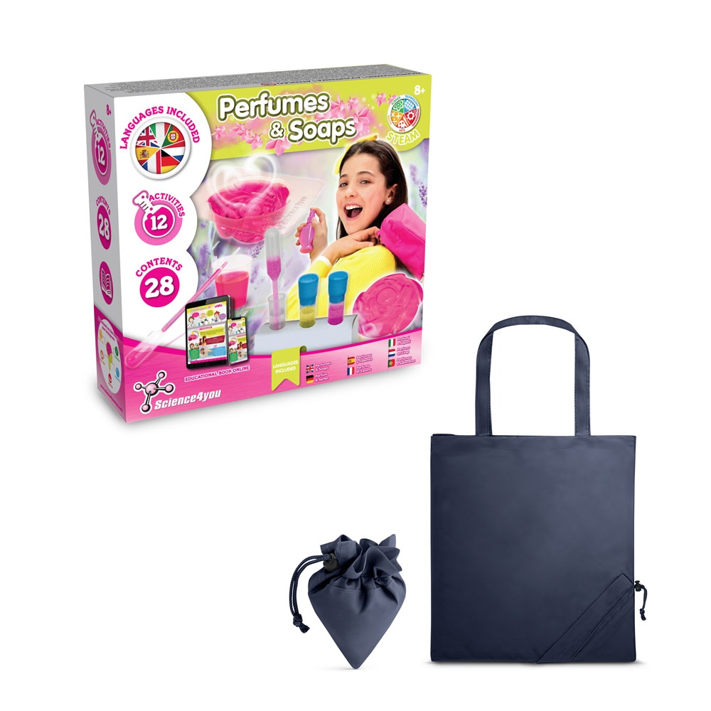 Perfume & Soap Factory Kit V. Juego educativo suministrado con una bolsa de regalo plegable de 190T