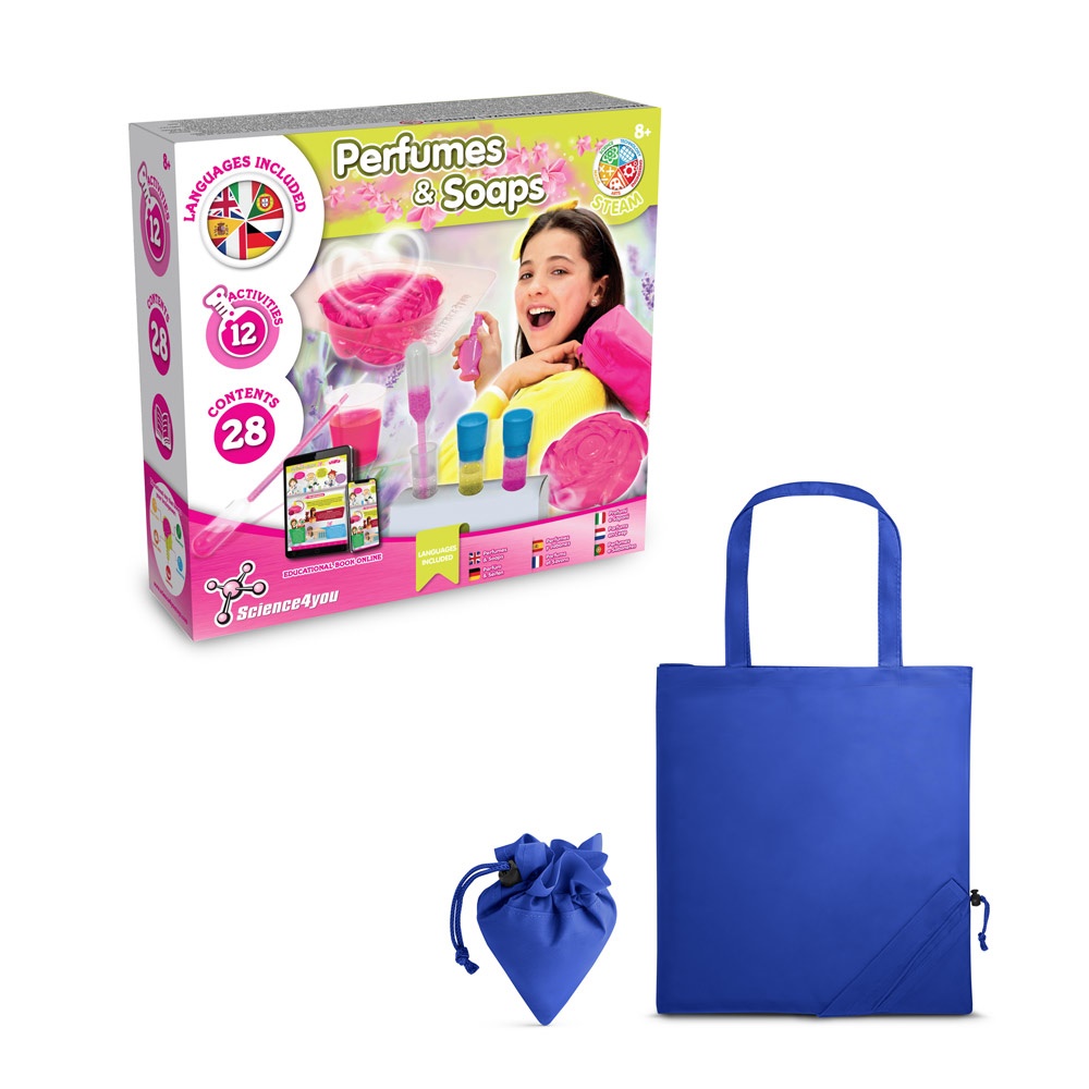 Perfume & Soap Factory Kit V. Juego educativo suministrado con una bolsa de regalo plegable de 190T