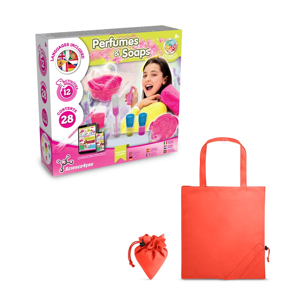 Perfume & Soap Factory Kit V. Juego educativo suministrado con una bolsa de regalo plegable de 190T