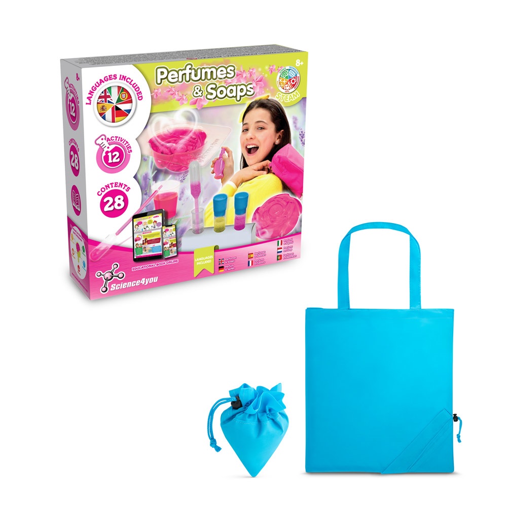 Perfume & Soap Factory Kit V. Juego educativo suministrado con una bolsa de regalo plegable de 190T