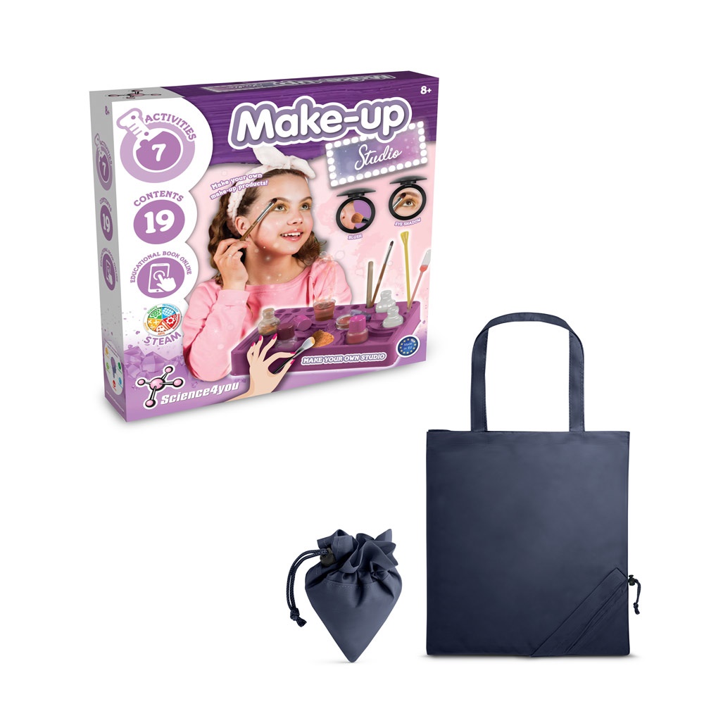 Makeup Studio Kit II. Kit educativo suministrado con una bolsa de regalo plegable de 190T