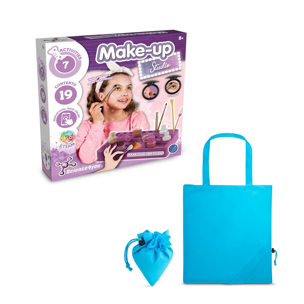 Makeup Studio Kit II. Kit educativo suministrado con una bolsa de regalo plegable de 190T