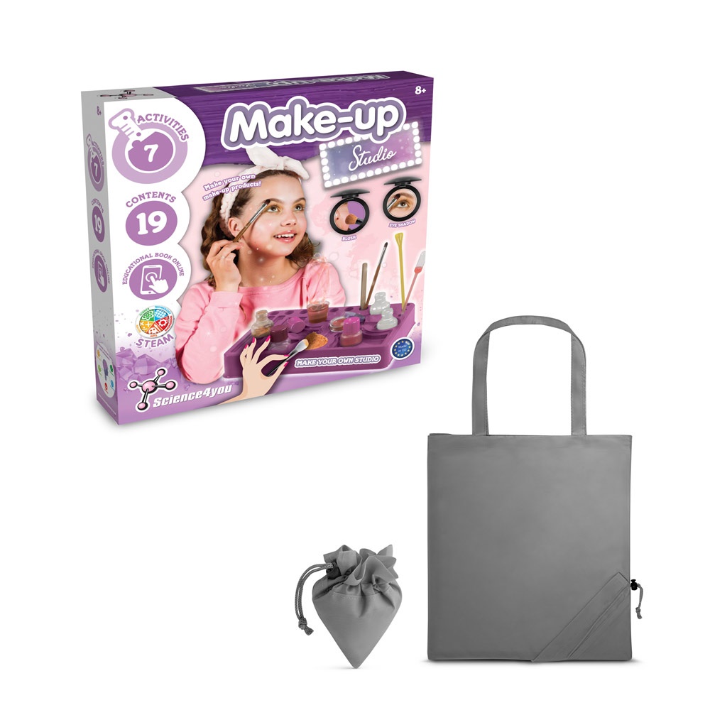 Makeup Studio Kit II. Kit educativo suministrado con una bolsa de regalo plegable de 190T