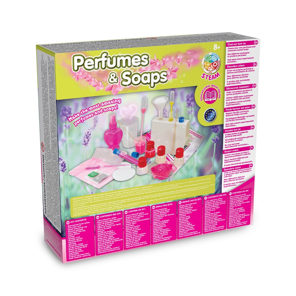 Perfume & Soap Factory Kit II. Juego educativo suministrado con una bolsa de regalo de papel kraft (90 g/m²)
