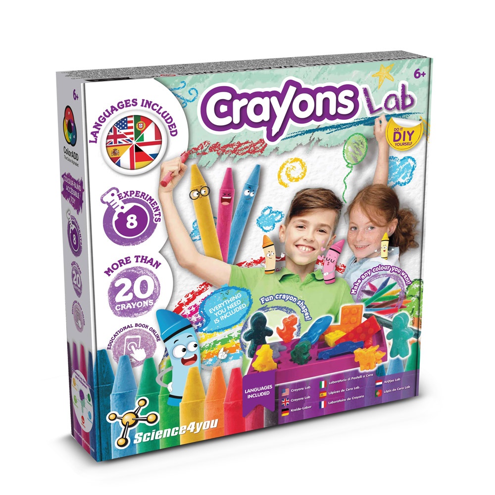 Crayon Factory Kit IV. Juego educativo suministrado con una bolsa de regalo de papel kraft (115 g/m²)