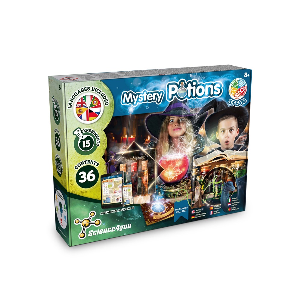 Mystery Potions Kit II. Kit educativo suministrado con una bolsa de regalo de papel kraft (100 g/m²)