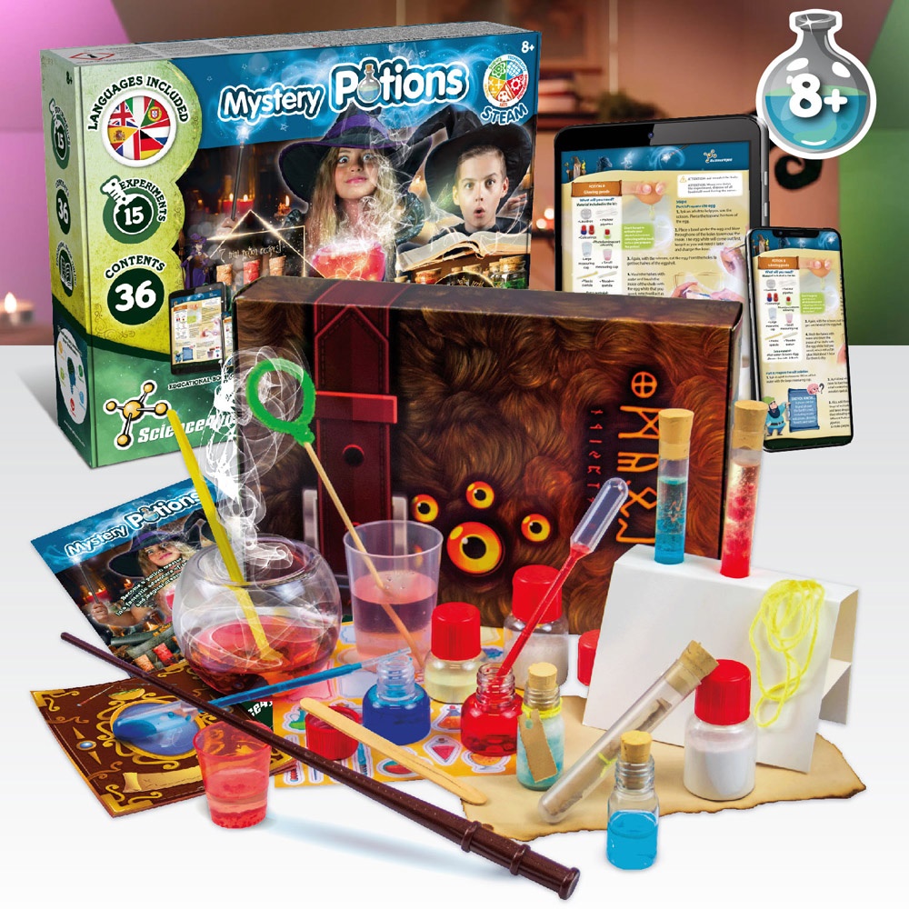 Mystery Potions Kit II. Kit educativo suministrado con una bolsa de regalo de papel kraft (100 g/m²)