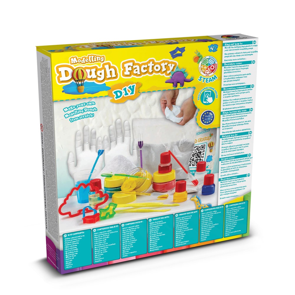 Modeling Dough Factory Kit III. Juego educativo suministrado con una bolsa de regalo de papel kraft (100 g/m²)