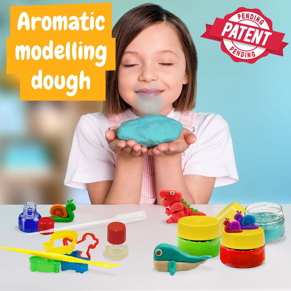 Modeling Dough Factory Kit III. Juego educativo suministrado con una bolsa de regalo de papel kraft (100 g/m²)