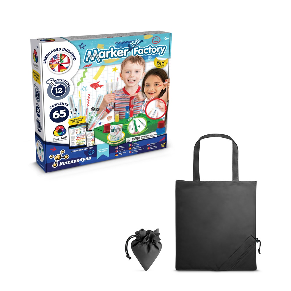 DIY Pen Factory Kit II. Kit educativo suministrado con una bolsa de regalo plegable de 190T