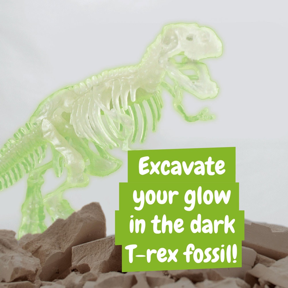 Fossil Excavation Kit III. Juego educativo suministrado con una bolsa de regalo de papel kraft (115 g/m²)
