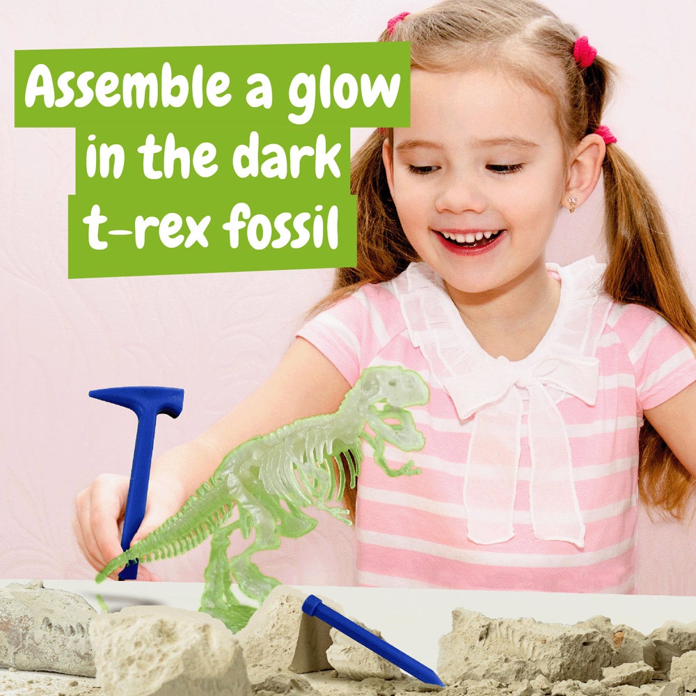 Fossil Excavation Kit III. Juego educativo suministrado con una bolsa de regalo de papel kraft (115 g/m²)