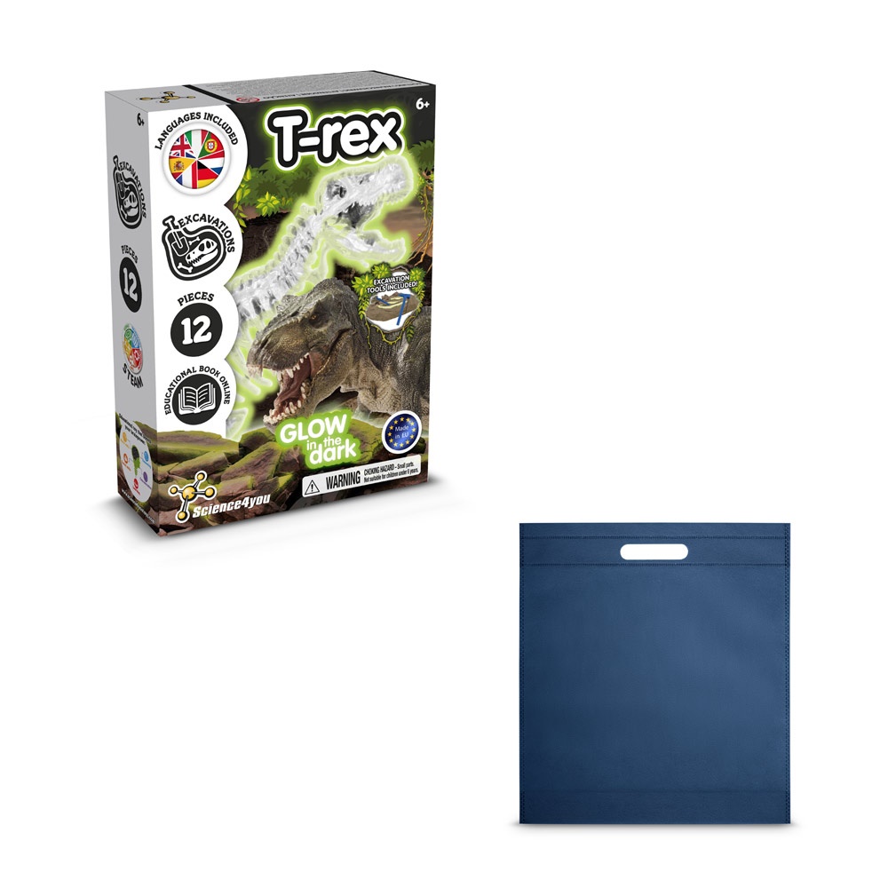 Fossil Excavation Kit IV. Juego educativo suministrado con una bolsa de regalo de non woven (80 g/m²)