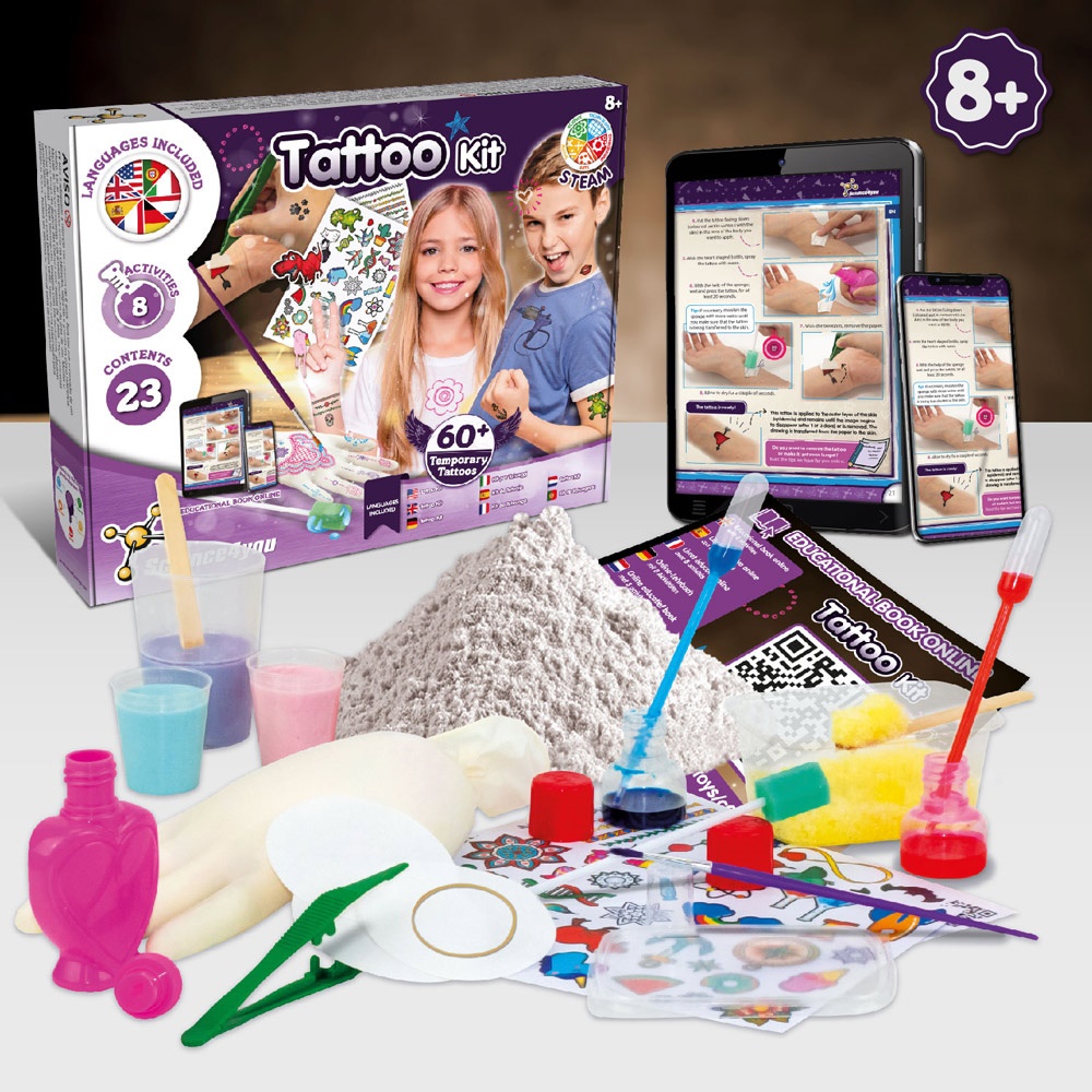 Tattoo Factory Kit I. Juego educativo para niños