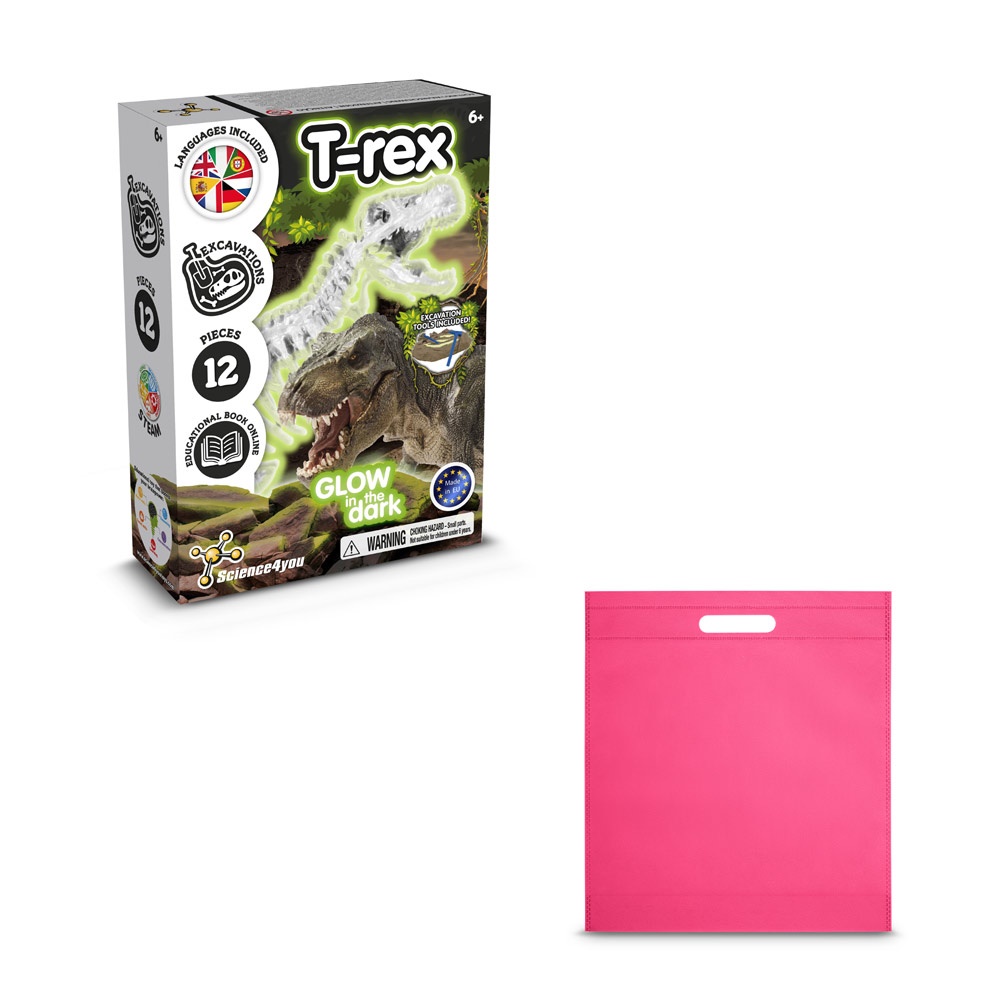 Fossil Excavation Kit IV. Juego educativo suministrado con una bolsa de regalo de non woven (80 g/m²)