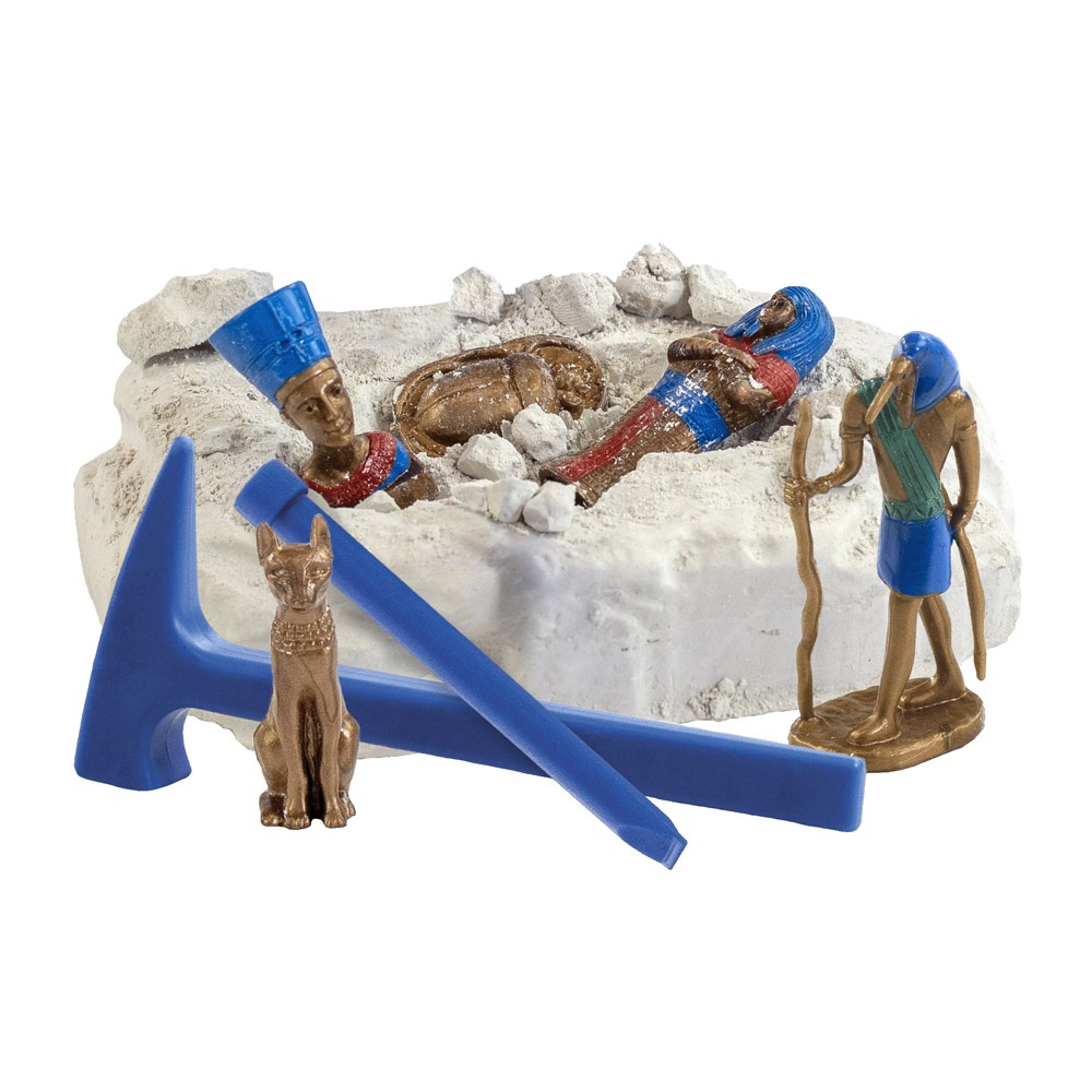 Ancient Egypt Excavation Kit V. Juego educativo suministrado con una bolsa de regalo plegable de 190T