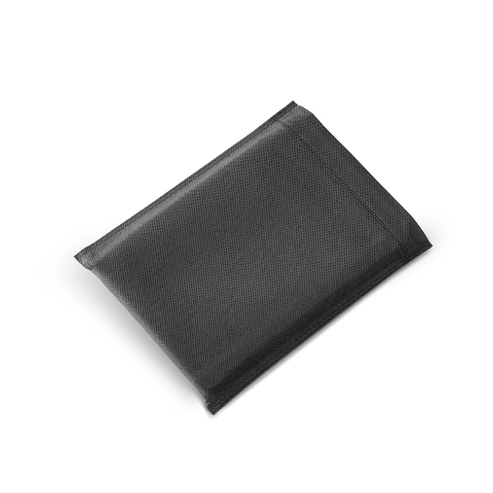 MORIAH. Bloc de notas A5 en PU con hojas rayadas, fabricado con material certificado FSC™ y otros materiales controlados
