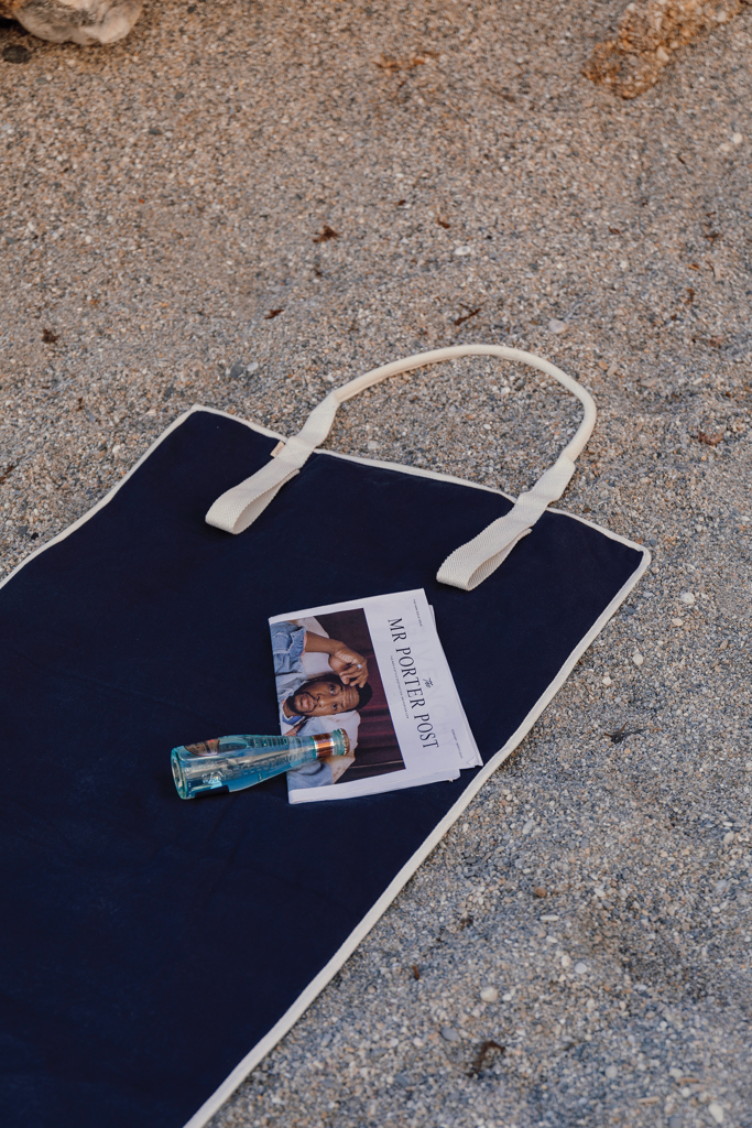 Toalla de playa de lona reciclada VINGA Volonne AWARE™