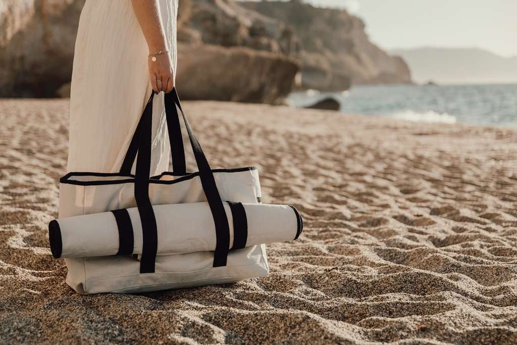 Bolsa de playa VINGA Volonne AWARE™ de lona reciclada