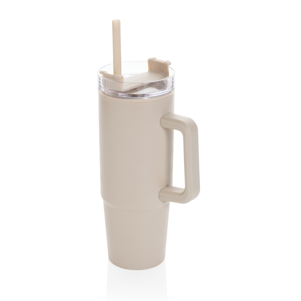 Vaso Tana RCS plástico reciclado con asa 900ML