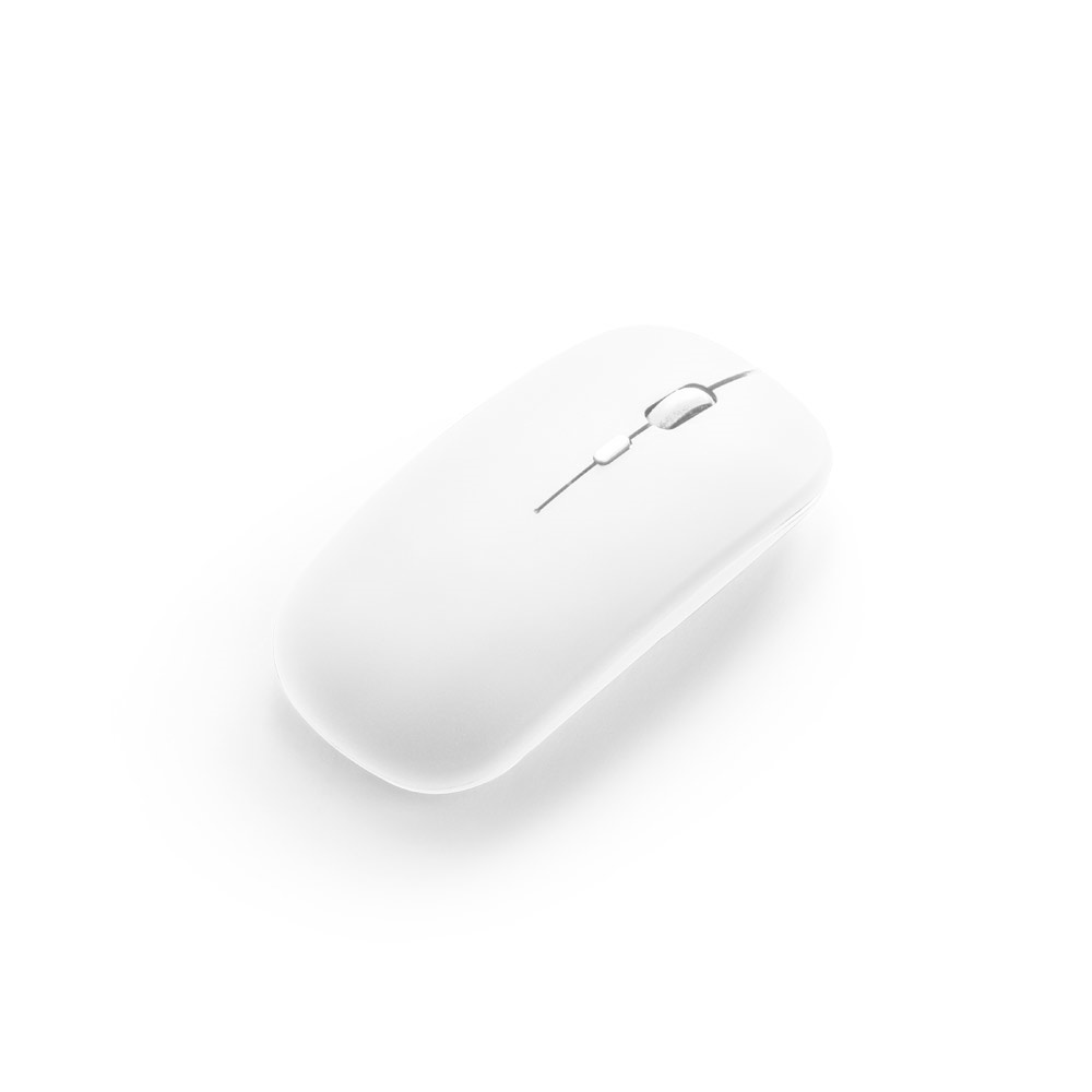 KHAN. Ratón inalámbrico con batería de 500mAh, fabricado en ABS reciclado (100% rABS)