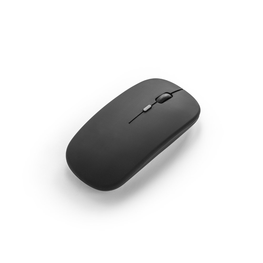 KHAN. Ratón inalámbrico con batería de 500mAh, fabricado en ABS reciclado (100% rABS)