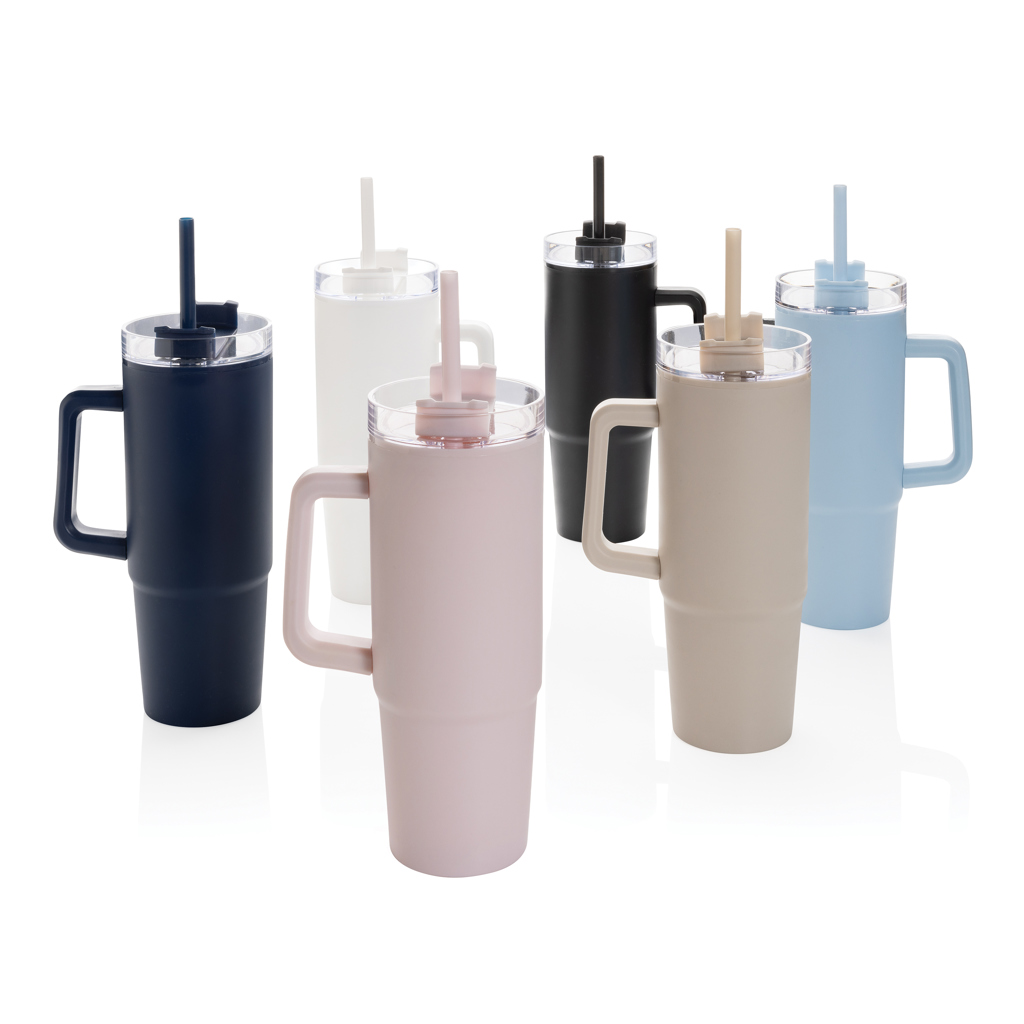 Vaso Tana RCS plástico reciclado con asa 900ML