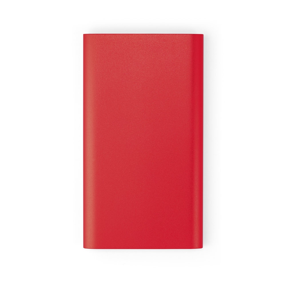 CASSINI. Power bank 4'000 mAh con cargador inalámbrico de 5W, fabricado en aluminio reciclado (100% rAL)