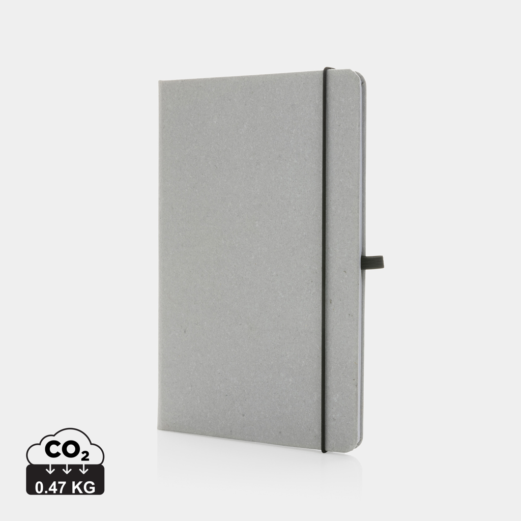 Libreta A5 de cuero reciclado de tapa dura