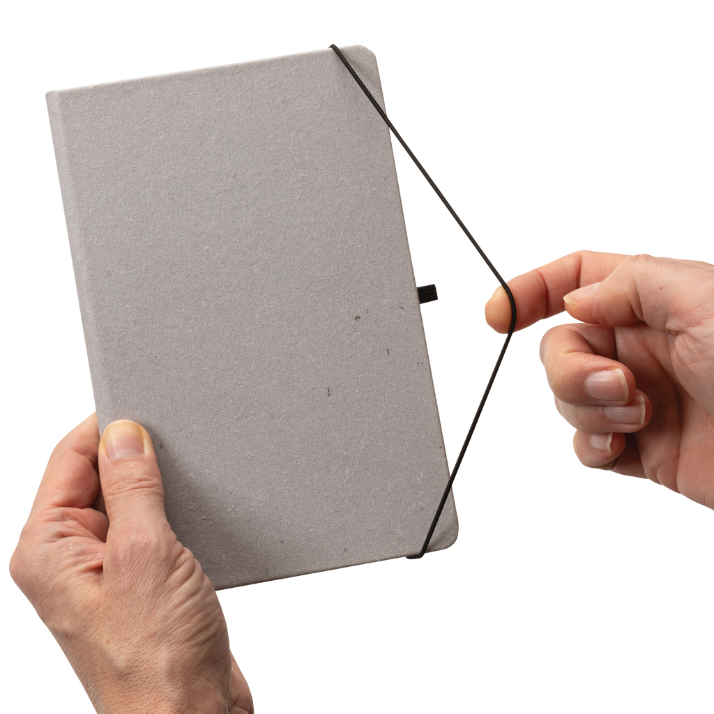 Libreta A5 de cuero reciclado de tapa dura
