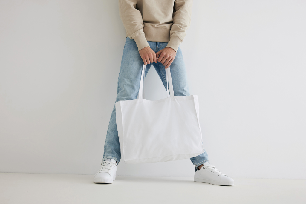 Bolsa de compra de algodón reciclado 145gr Impact AWARE™
