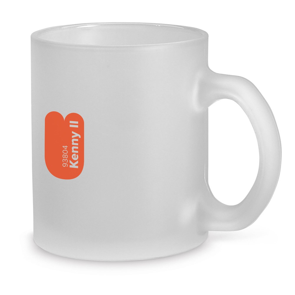 KENNY II. Taza de vidrio 340 mL