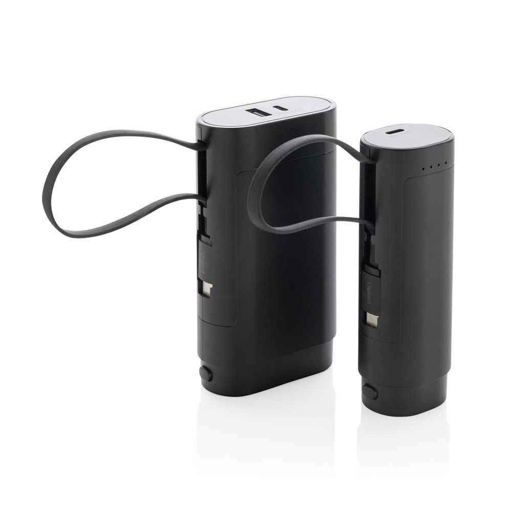 Powerbank con batería extraíble CycleCell de 10.000 mah