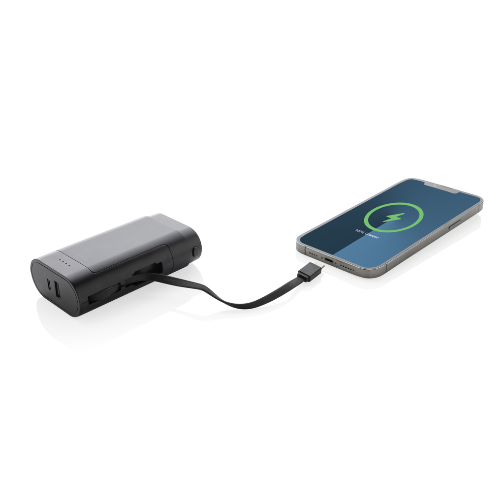 Powerbank con batería extraíble CycleCell de 10.000 mah