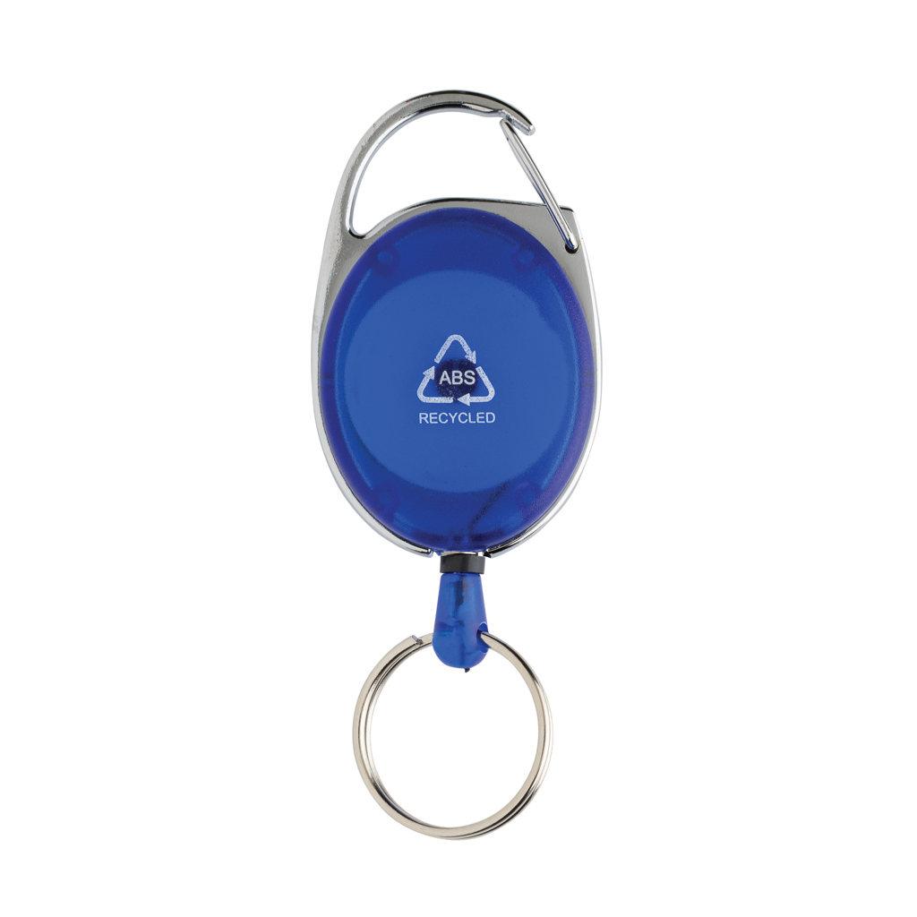 Llavero con clip alargable de ABS reciclado RCS