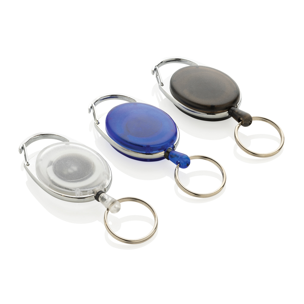 Llavero con clip alargable de ABS reciclado RCS