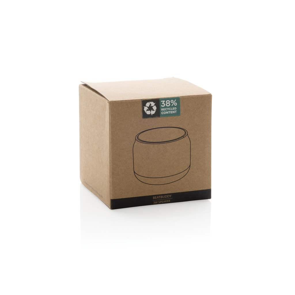 Altavoz BeatBuddy de plástico reciclado de 3W