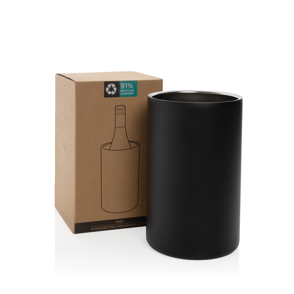 Cubo Vino de acero inoxidable reciclado certificado