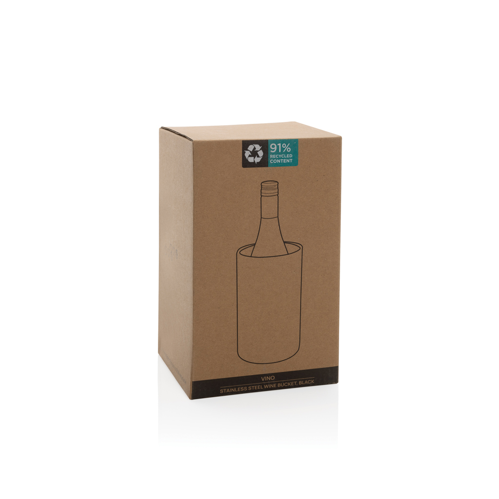 Cubo Vino de acero inoxidable reciclado certificado