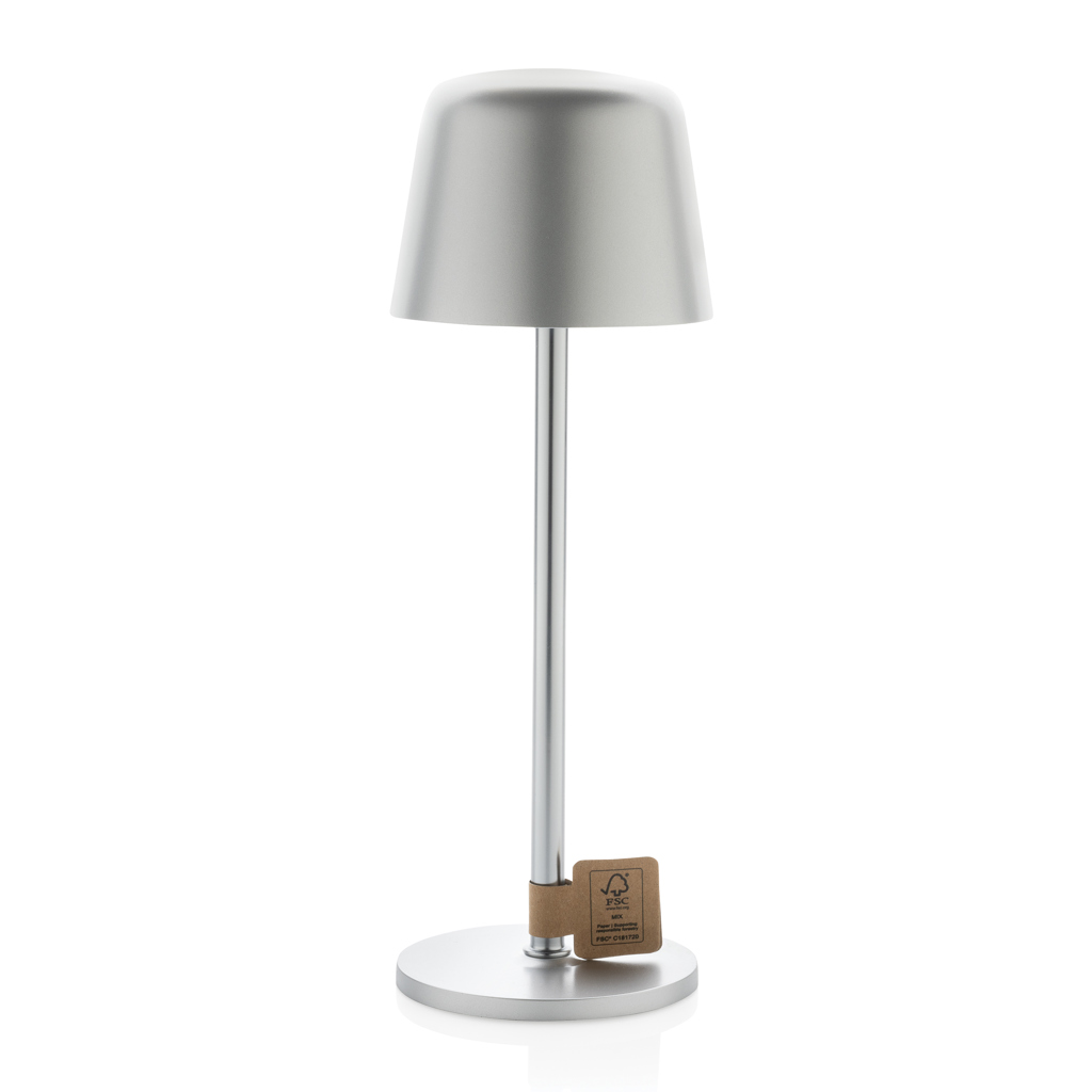 Lámpara de mesa Zenic RCS plástico reciclado recargable USB