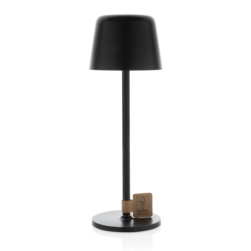 Lámpara de mesa Zenic RCS plástico reciclado recargable USB